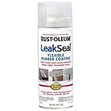 Rust-Oleum 265495 11-Ounce Leak Seal Flexible Rubber Sealant, Clear - 6 Pack [並行輸入品]