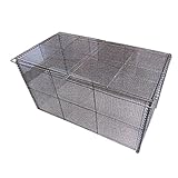 【個人宅配送不可】オールステンレス ゴミ ステーション 収納 折りたたみ GOS-120 468L 1200x600x650 テラダ 金T 代不