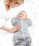 ホットセール。HongxinコットンベビーSleepingバッグ春秋ファスナーおくるみ新生児赤ちゃん毛布ラップSleepsacksベビー寝具巻き寝間着クリエイティブギフトfor Her S グレイ H