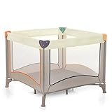 Hauck Dream and Care Play Square Travel Cot - Beige by Hauck