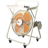 スイデン:スイデン キャスター扇(送風機 フロアファン)ハネ45cm トレイ付き SKF-45C-1V 型式:SKF-45C-1V