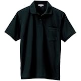 [アイトス] 吸汗速乾(クールコンフォート)ペン差し付半袖ポロシャツ(男女兼用) 010/ブラック AZ-10601 M