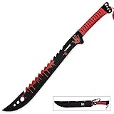 Z Hunter ZB-124RD Fantasy Fixed Blade Knife, Red/Black, 25" [並行輸入品]