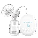 MUTANG 電動式乳房ポンプメモリ機能付き超低音授乳ポンプタッチスクリーンUSB充電式