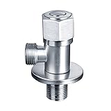 Homyl テンレススチール製　シャワーヘッド　ヘッドアーム　交換　バルブ　精密　蛇口　防爆　2個入り　