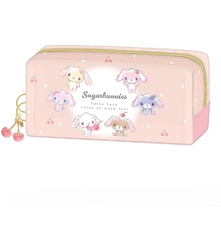 Amazon | サンスター文具 シュガーバニーズ W削器入両面マチック筆入