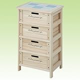 木製４段ボックス　ＨＦ０５－００３（Ｎ）