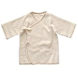 パイル地　オーガニックコットン 短肌着 新生児用