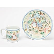 Amazon.co.jp: ウェッジウッド ピーターラビット ABC2点セット