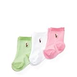 ポロ ラルフローレン マルチポニー・オクスフォードソックス・3足セット[マルチ](女の子6-24カ月用)24Mサイズ [並行輸入品]