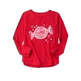 ジンボリー GYMBOREE/ スウィートティ キャンディーレッド トップス長袖Tシャツ 7歳【並行輸入】