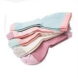 SFGHOUSE キッズ 靴下 5足セット カラフル 可愛い 子供の靴下 くつした 男の子 女の子 ソックス 綿 抗菌防臭 秋 冬 (L, 女の子)