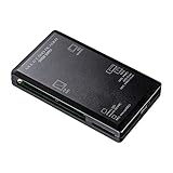 サンワサプライ USB2.0 カードリーダー ブラック SD/micro SD/MS/CF対応 ADR-ML1BK