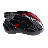 Lovoski 超軽量　マウンテンバイク　ヘルメット　自転車　ヘルメット　アダルト　ヘッドプロテクター　衝撃吸収　全3色 - 赤