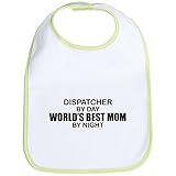 CafePress World's Best Mom - Dispatcher Bib - Standard Kiwi by CafePress