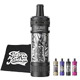 【nano】Aspire Magnum Nano Pod Kit｜アスパイア マグナム ナノ｜大容量1800mAh 6mlタンク搭載｜オートドロー｜FlavorKitchenオリジナルミニポーチ付属｜電子タバコ VAPE ベイプ 本体 スターターキット (Black & Gaming Fuse)