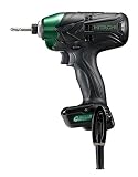 日立工機 インパクトドライバー AC100V 最大トルク165N・m グリーン 10mコード、ケース付 WH12VE(SCMM)