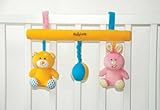 MaByLand Teddy and Bunny Cot/Pram Rattle by MaByLand