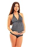 魅力的な女性のマタニティ妊娠タンキニ2ピースOctopus 1090ss-f4374 US サイズ: XL