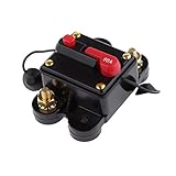 Dovewill 　12V - 24V　インライン　高電流　50-250Amp　自動遮断器　マニュアル　リセットスイッチ　ヒューズ ホルダー　6タイプ可選　 - 60Ａ