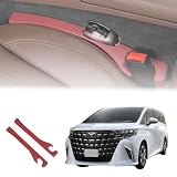 【鉄壁ガード】 i_dear アルファード 専用 隙間埋めクッション 車 シートコンソール サイドクッション (ワインレッド)
