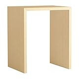 arne ラック カウンターデスク テーブル カウンターテーブル ディスプレイ 本棚 シェルフ おしゃれ 幅80cm 奥行き50cm 高さ90cm Zero-X 8050HH ナチュラル