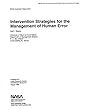 Intervention Strategies for the Management of Human Error