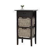 サンフラワーラタン ラタンチェスト 天然素材3色ウィッカー編バスケット G243AT アンティークブラウン