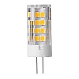 REELCO 4-Pack G4 5W Bi-pin Base LED Light Bulb AC DC 12V Warm white 2700k-3000K Landscape lighting,E