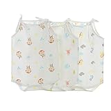 エルフ ベビー(Fairy Baby)楽しい夏ベビーキャミソール ガーゼノースリーブオール 3枚組 73cm