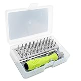 powseed 精密ドライバーセット 30ビット+1ホルダー+1六角棒 32セット 収納ケース付き 修復ツール スクリュードライバー　トルク 多機能 パソコン カメラ 腕時計 メガネ iphoneやス