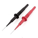 uxcell テストリード　ケーブルプローブ　バナナプローブテスト　レッド　ブラック　13cmのジェフコム テストリード線　ペア