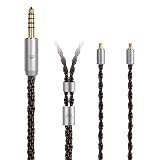 okcsc ZT8 リケーブル A2DC ケーブル イヤホンケーブル 8芯 OFC 金メッキ Audio-Technica用 ATH-CKS1100・ATH-CKR100・ATH-CKR90など適合 4.4mm