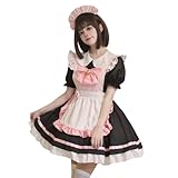 [AOTYP] メイド服 メイドコスプレ コンカフェ メイド 猫爪 ネコ娘 可愛い メイド ショート丈 メイドコスチューム ハロウィン仮装 レディース 妹系メイド 大きいリボン セット 一式 こすぷれ イベント パーティー 大人 ハロウィン 学園祭 撮影 オタクダンス ブラック XL