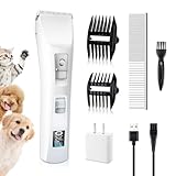 【次世代 高出力】 FERRISA 犬 バリカン パワフル ペット用バリカン 猫 バリカン 切れ味優れ 犬 猫 グルーミング 犬 バリカン 全身 部分 バリカン プロ用 初心者にも適用 LCDディスプレイ付き 4階段 刈り高さ調整可能 充電式 コードレス 低騒音 低振動 小型 中型 大型犬に適用 犬用バリカン 犬 バリカン 足裏 犬 トリミング バリカン ACアダプター付き