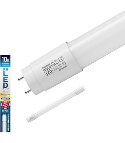 Amazon | オーム電機 LED蛍光灯 直管LEDランプ 15形相当 G13 昼光色