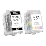 BC-345XL+BC-346XL 各1個セット 詰め替えインク 互換インクカートリッジ 純正品併用canon用 互換インク 345 346 BC310/311通用 大容量 取扱説明書付き PIXUS TS3330 3130S 3130 203 TR4530 493 MX420 280 MX350 490 480 270 iP2700