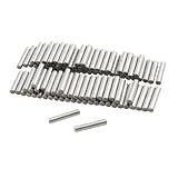 uxcell　平行ピン　スーパーシャフト　ステンレス鋼　位置決め 2.65mmx15.8mm　100個入り