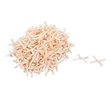 uxcell 飾り 結婚式 蝶結び 家庭用品 パーティー ポリエステル 衣服 ドレス 装飾 蝶結び ライトイエロー 200個入り