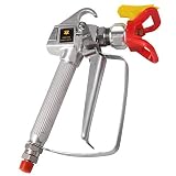 Airless Paint Spray Gun, OPACC Pressure No Gas Sprayer 3600 PSI with Switch TIP Swivel Joint, Compat