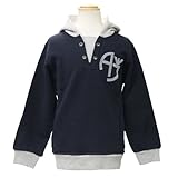 [アルマーニジュニア] ARMANI JUNIOR 長袖パーカー (フード付) QXM873BNVY 8Aサイズ