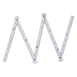 新潟精機 定規 ファイバー折尺 快段目盛 尺相当 PFR-100SKD