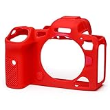 イージーカバー EOS R6 Mark II / R5 / R6 用 レッド 液晶保護フィルム付