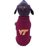 NCAA Virginia Tech Hokies Polar Fleece犬スウェットシャツ、XS