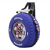 クリエイティブ子供ウィールドバックパックソフトショルダーバッグファッションスクールバッグブルー