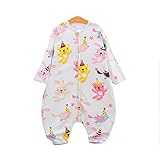 エルフ ベビー(Fairy Baby)赤ちゃん用スリーパー 冷房対策 寝冷え防止 着る布団 寝袋春夏用 S ピンク