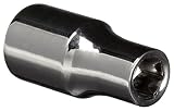 Martin MM605 5mm Type I Opening 1/4' Square Drive Socket, 6 Point Standard, 21.1mm Overall Length, C