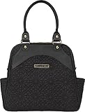 Petunia Pickle Bottom Sashay Satchel Diaper Bag in Bedford Avenue Stop Special Edition, Black/Gold b