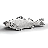 ISHOKUYA（衣飾屋) 釣り人シリーズ ユニーク 魚 タイピン タイ止め タイバー スズキ