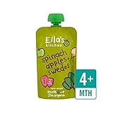 キッチン有機ほうれん草、りんご＆スウェードステージ1 120グラム (Ella's) (x 2) - Ella's Kitchen Organic Spinach, Apples & Swede St